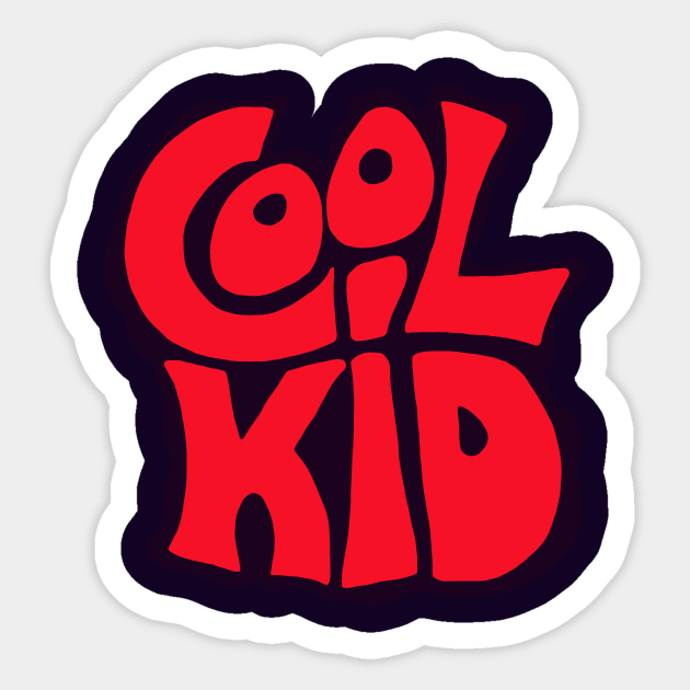 Cool Kid Sticker by TimeTravellers